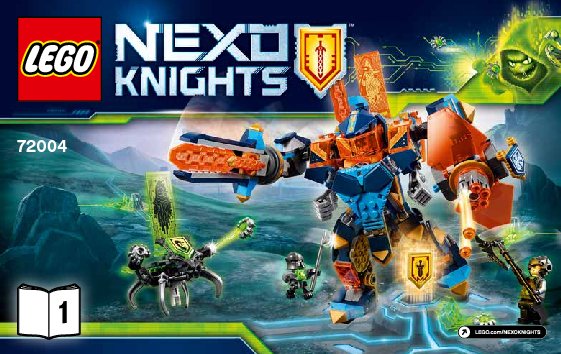 Building Instructions - LEGO - NEXO KNIGHTS - 72004 - Tech Wizard Showdown: Page 1