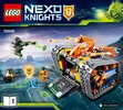 Building Instructions - LEGO - NEXO KNIGHTS - 72006 - Axl's Rolling Arsenal: Page 1