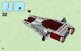 Building Instructions - LEGO - Star Wars - 75003 - A-wing Starfighter™: Page 36