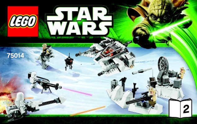 Building Instructions - LEGO - 75014 - Battle of Hoth™: Page 1