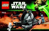 Building Instructions - LEGO - 75015 - Corporate Alliance Tank Droid™: Page 1