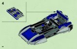 Building Instructions - LEGO - Star Wars - 75022 - Mandalorian Speeder™: Page 46