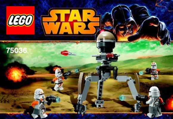 Building Instructions - LEGO - Star Wars - 75036 - Utapau Troopers™: Page 1