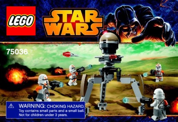 Building Instructions - LEGO - Star Wars - 75036 - Utapau Troopers™: Page 1