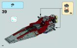 Building Instructions - LEGO - Star Wars - 75039 - V-wing Starfighter™: Page 44