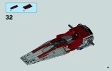 Building Instructions - LEGO - Star Wars - 75039 - V-wing Starfighter™: Page 35