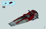 Building Instructions - LEGO - Star Wars - 75039 - V-wing Starfighter™: Page 37