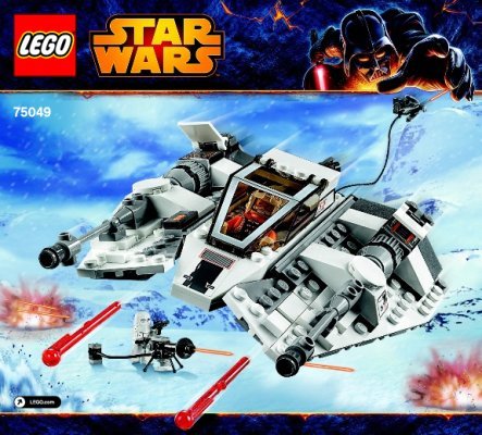 Building Instructions - LEGO - Star Wars - 75049 - Snowspeeder™: Page 1