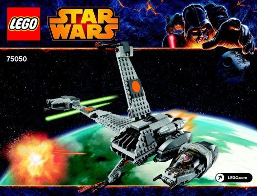 Building Instructions - LEGO - Star Wars - 75050 - B-Wing™: Page 1