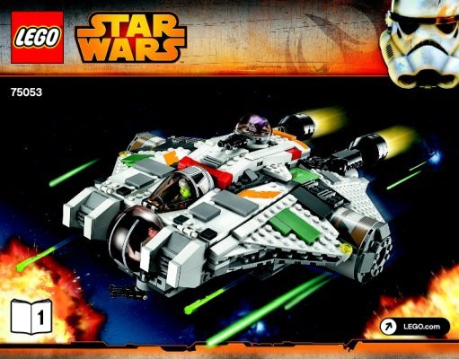 Building Instructions - LEGO - Star Wars - 75053 - The Ghost: Page 1