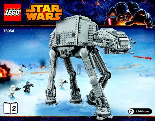 Building Instructions - LEGO - Star Wars - 75054 - AT-AT™: Page 1