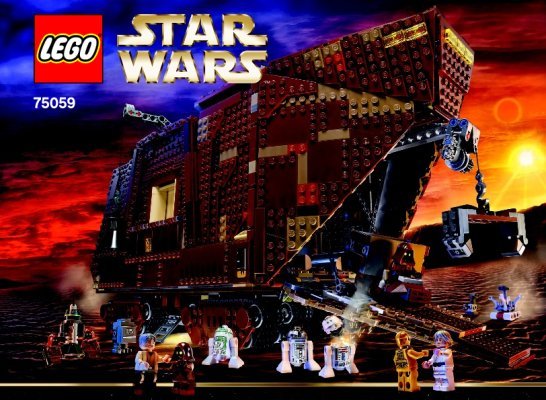 Building Instructions - LEGO - Star Wars - 75059 - Sandcrawler™: Page 1