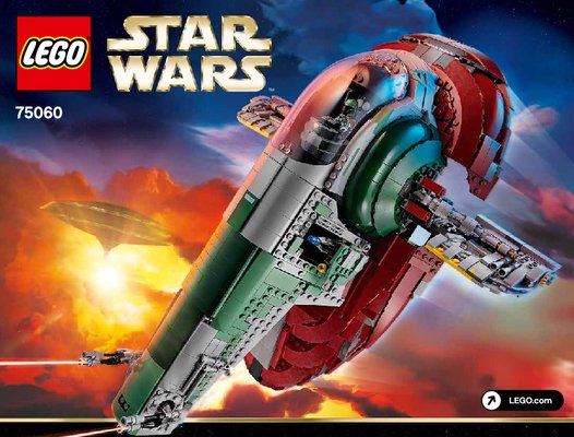 Building Instructions - LEGO - Star Wars - 75060 - Slave I: Page 1