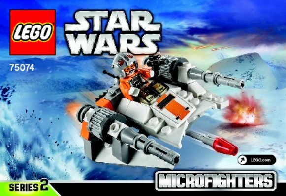 Building Instructions - LEGO - Star Wars - 75074 - Snowspeeder™: Page 1