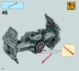 Building Instructions - LEGO - Star Wars - 75082 - TIE Advanced Prototype™: Page 58