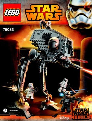 Building Instructions - LEGO - Star Wars - 75083 - AT-DP™: Page 1