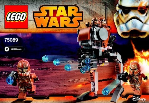 Building Instructions - LEGO - Star Wars - 75089 - Geonosis Troopers™: Page 1