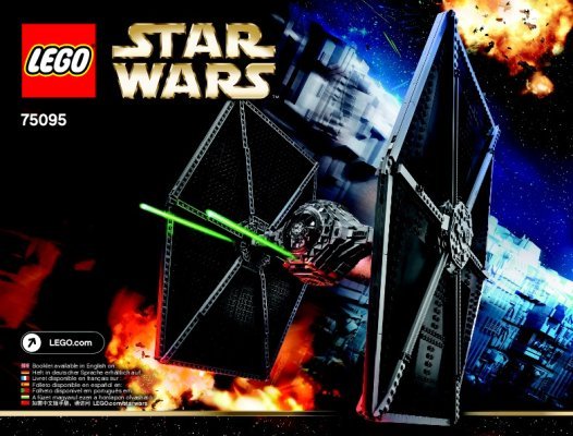 Building Instructions - LEGO - Star Wars - 75095 - TIE Fighter™: Page 1