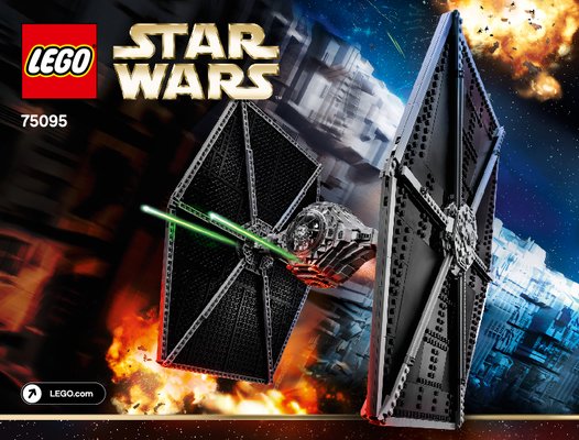 Building Instructions - LEGO - Star Wars - 75095 - TIE Fighter™: Page 1