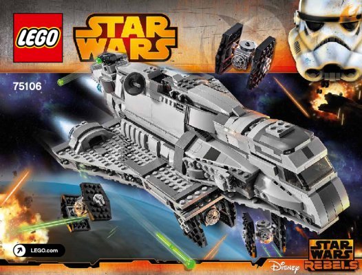 Building Instructions - LEGO - Star Wars - 75106 - Imperial Assault Carrier™: Page 1