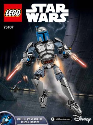 Building Instructions - LEGO - Star Wars - 75107 - Jango Fett™: Page 1