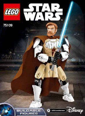 Building Instructions - LEGO - Star Wars - 75109 - Obi-Wan Kenobi™: Page 1