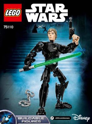 Building Instructions - LEGO - Star Wars - 75110 - Luke Skywalker™: Page 1