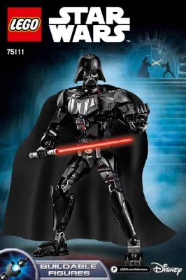 Building Instructions - LEGO - Star Wars - 75111 - Darth Vader™: Page 1