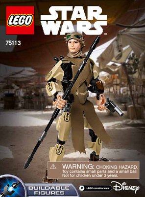 Building Instructions - LEGO - Star Wars - 75113 - Rey: Page 1