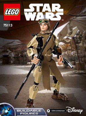 Building Instructions - LEGO - Star Wars - 75113 - Rey: Page 1