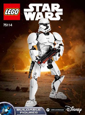 Building Instructions - LEGO - Star Wars - 75114 - First Order Stormtrooper™: Page 1