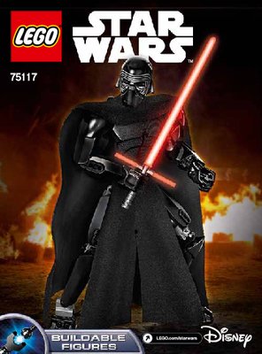 Building Instructions - LEGO - Star Wars - 75117 - Kylo Ren™: Page 1