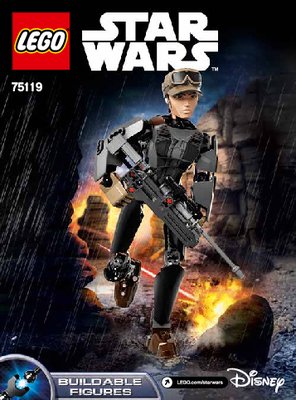 Building Instructions - LEGO - Star Wars - 75119 - Sergeant Jyn Erso™: Page 1