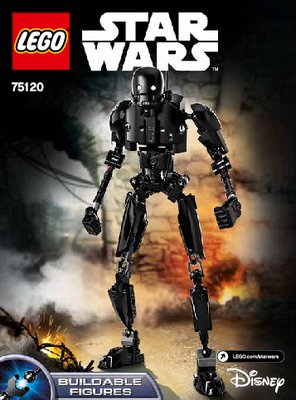 Building Instructions - LEGO - Star Wars - 75120 - K-2SO™: Page 1