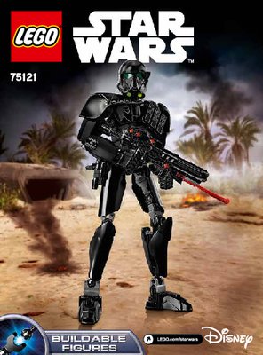 Building Instructions - LEGO - Star Wars - 75121 - Imperial Death Trooper™: Page 1