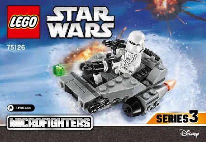 Building Instructions - LEGO - Star Wars - 75126 - First Order Snowspeeder™: Page 1