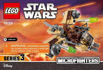 Building Instructions - LEGO - Star Wars - 75129 - Wookiee™ Gunship: Page 1