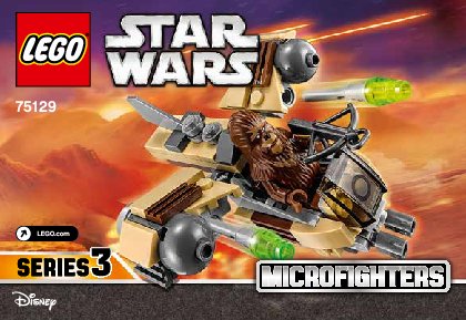 Building Instructions - LEGO - Star Wars - 75129 - Wookiee™ Gunship: Page 1