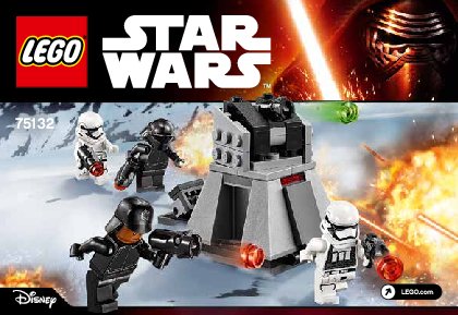 Building Instructions - LEGO - Star Wars - 75132 - First Order Battle Pack: Page 1