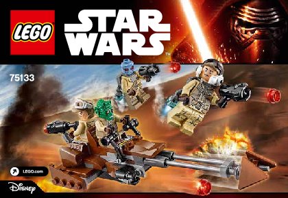 Building Instructions - LEGO - Star Wars - 75133 - Rebel Alliance Battle Pack: Page 1