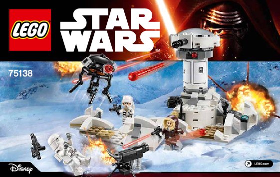 Building Instructions - LEGO - Star Wars - 75138 - Hoth™ Attack: Page 1