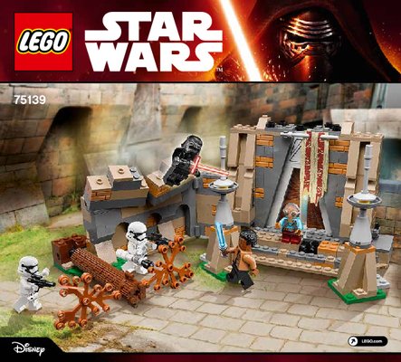 Building Instructions - LEGO - Star Wars - 75139 - Battle on Takodana™: Page 1