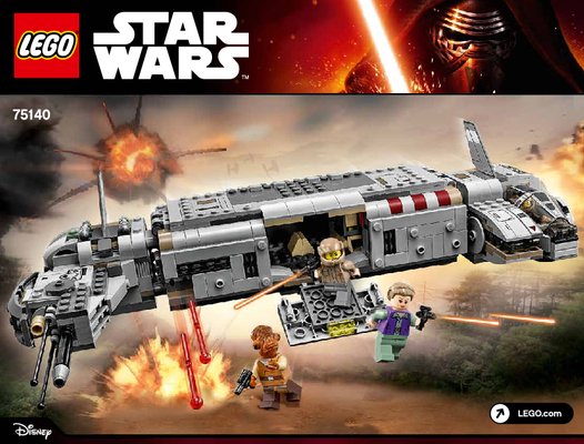 Building Instructions - LEGO - Star Wars - 75140 - Resistance Troop Transporter: Page 1