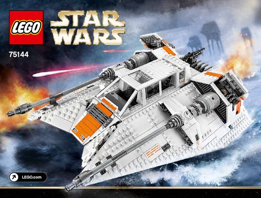 Building Instructions - LEGO - Star Wars - 75144 - Snowspeeder™: Page 1