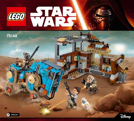 Building Instructions - LEGO - Star Wars - 75148 - Encounter on Jakku™: Page 1