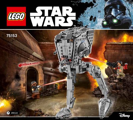 Building Instructions - LEGO - Star Wars - 75153 - AT-ST™ Walker: Page 1