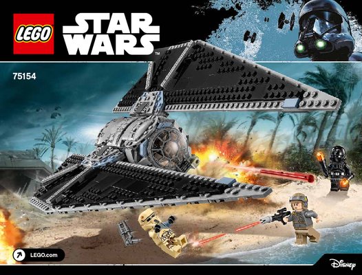 Building Instructions - LEGO - Star Wars - 75154 - TIE Striker™: Page 1