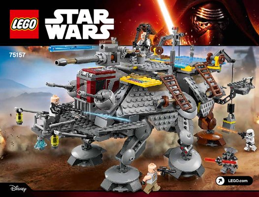 Building Instructions - LEGO - Star Wars - 75157 - Captain Rex's AT-TE™: Page 1