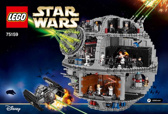 Building Instructions - LEGO - Star Wars - 75159 - Death Star™: Page 1