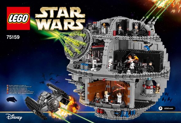 Building Instructions - LEGO - Star Wars - 75159 - Death Star™: Page 1